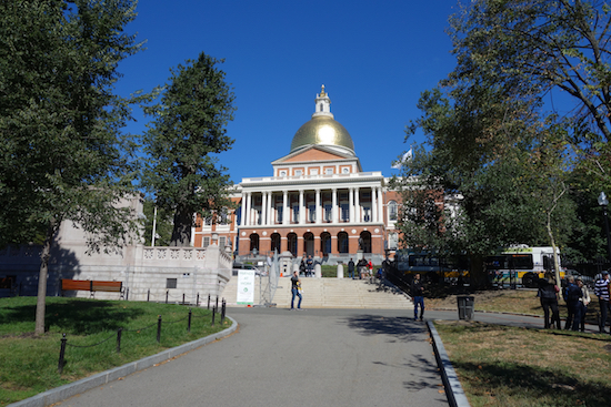 Massachusetts State Capitol Building, Boston, September 2014
